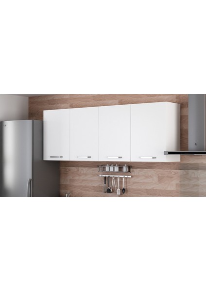200 cm Mutfak Dolabı Beyaz 200-B2-ÜST Modül