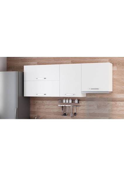 200 cm Mutfak Dolabı Beyaz 200-B7-ÜST Modül