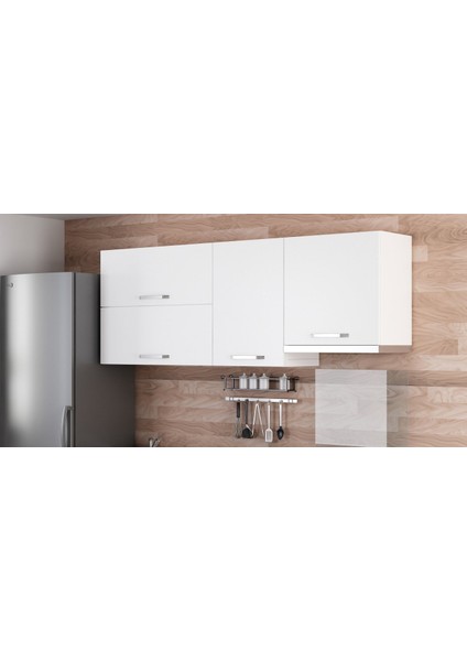 200 cm Mutfak Dolabı Beyaz 200-B7-ÜST Modül