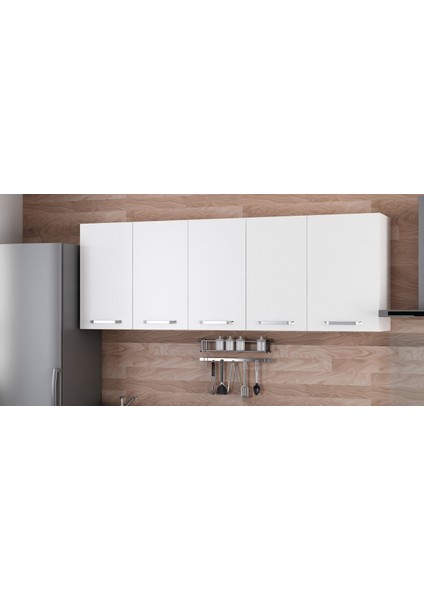 205 cm Mutfak Dolabı Beyaz 205-B1-ÜST Modül