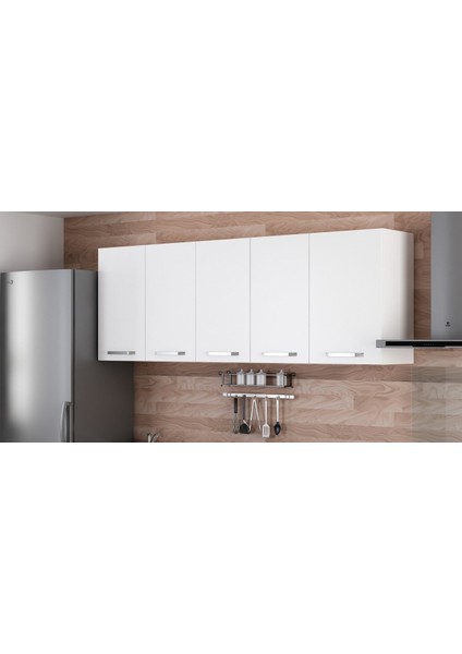205 cm Mutfak Dolabı Beyaz 205-B1-ÜST Modül