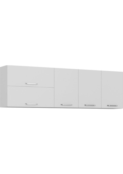 240 cm Mutfak Dolabı Beyaz 240-B2-ÜST Modül