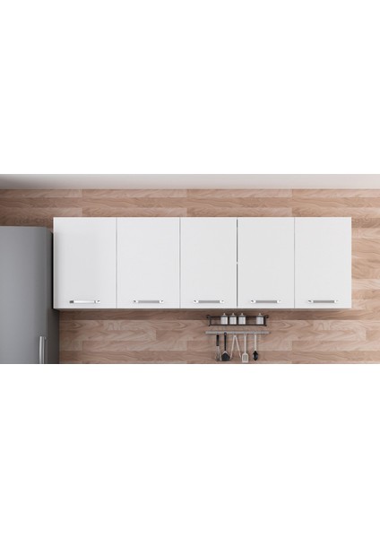 235 cm Mutfak Dolabı Beyaz 235-B1-ÜST Modül