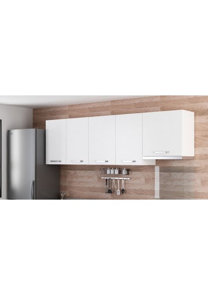 245 cm Mutfak Dolabı Beyaz 245-B8-ÜST Modül