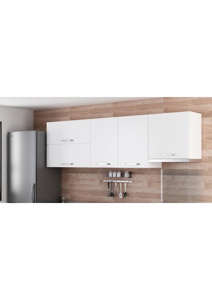 250 cm Mutfak Dolabı Beyaz 250-B7-ÜST Modül modelleri