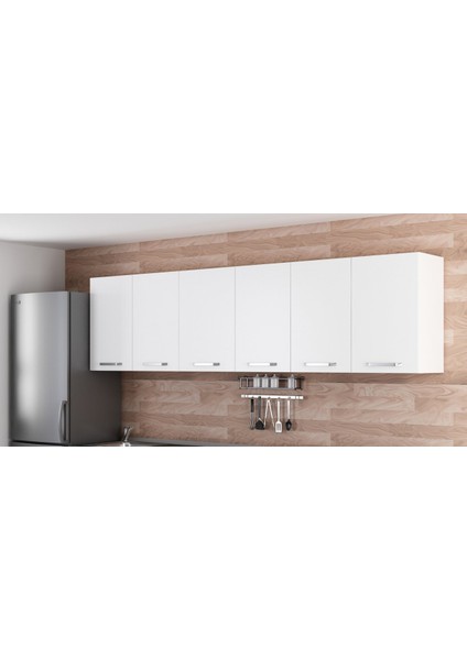 275 cm Mutfak Dolabı Beyaz 275-B1-ÜST Modül
