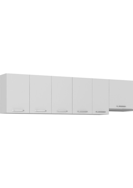 280 cm Mutfak Dolabı Beyaz 280-B11-ÜST Modül