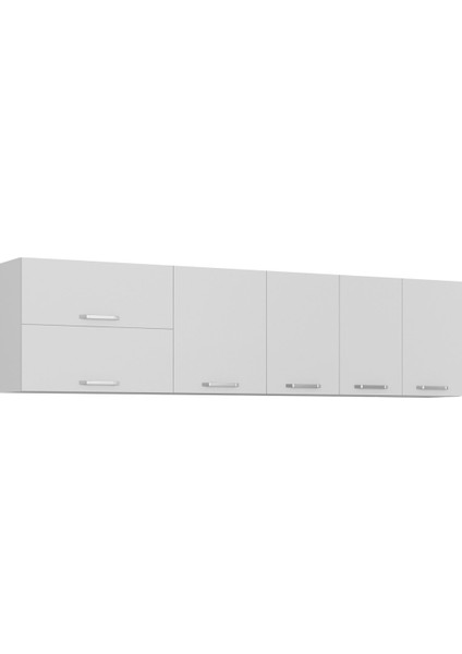 290 cm Mutfak Dolabı Beyaz 290-B1-ÜST Modül