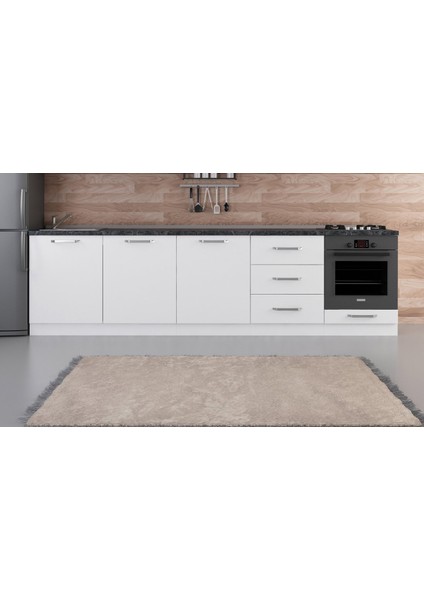 300 cm Mutfak Dolabı Beyaz 300-B10-ALT Modül