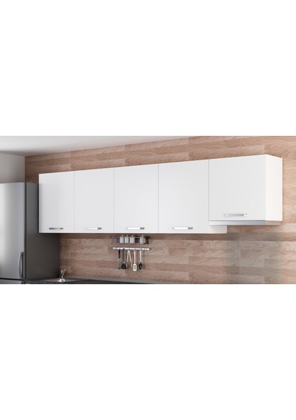 300 cm Mutfak Dolabı Beyaz 300-B11-ÜST Modül