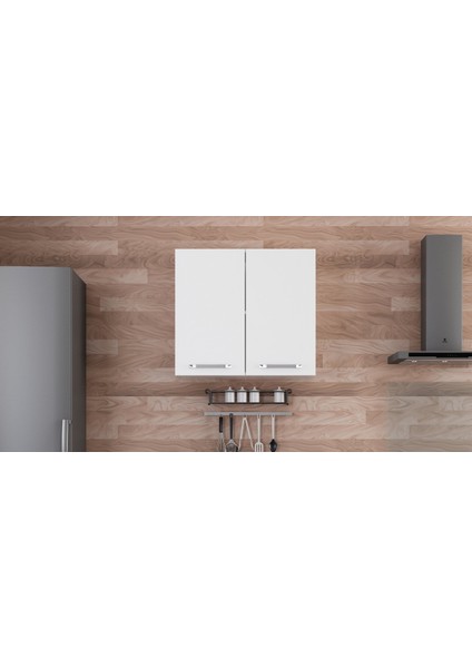 80 cm Mutfak Dolabı Beyaz 80-B1-Üst Modül