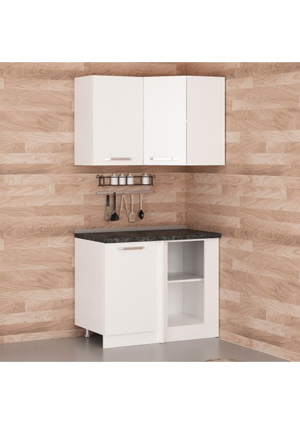 105CM Köşe Mutfak Dolabı - Beyaz K105-B1 fiyatları