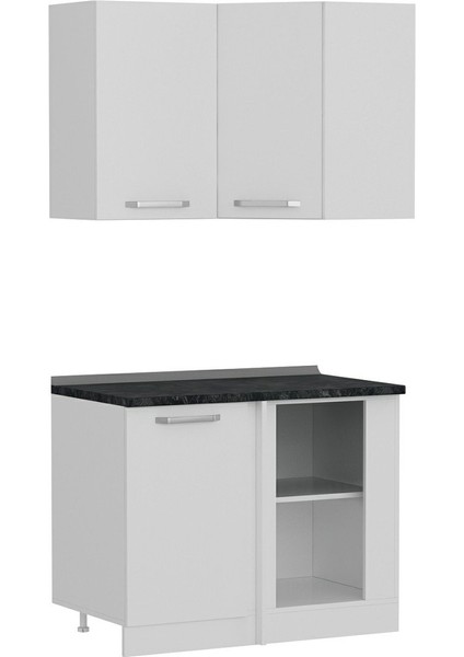 105CM Köşe Mutfak Dolabı - Beyaz K105-B1 modelleri