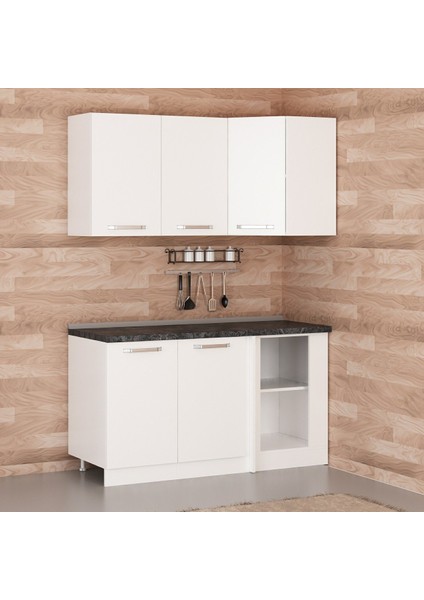 150CM Köşe Mutfak Dolabı - Beyaz K150-B1 fiyatları