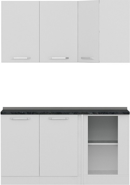 150CM Köşe Mutfak Dolabı - Beyaz K150-B1 fırsatları