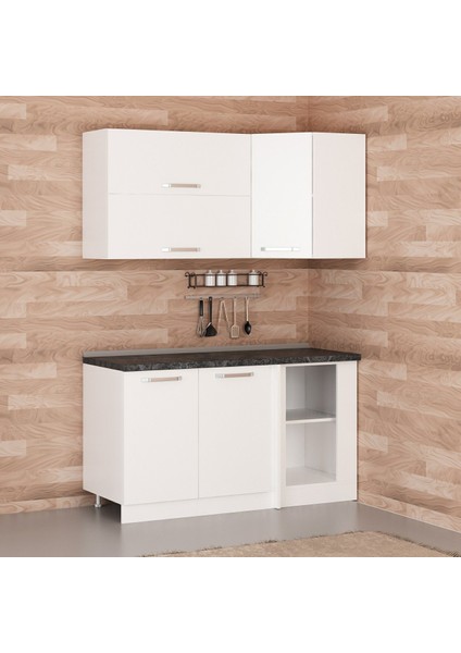 150CM Köşe Mutfak Dolabı - Beyaz K150-B2 fiyatları