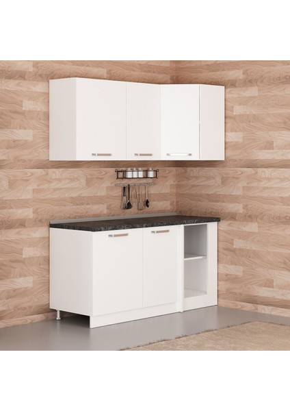 165CM Köşe Mutfak Dolabı - Beyaz K165-B1