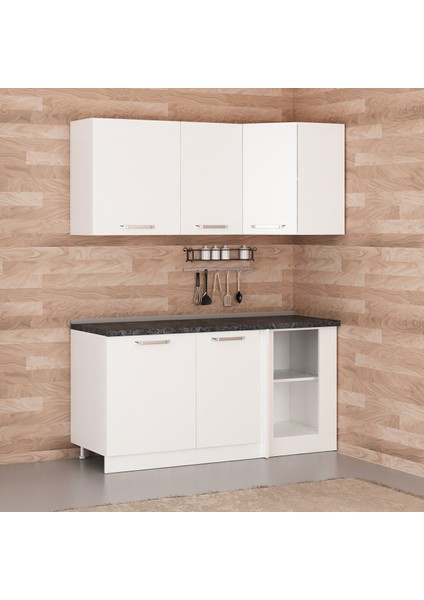 165CM Köşe Mutfak Dolabı - Beyaz K165-B1 fiyatları