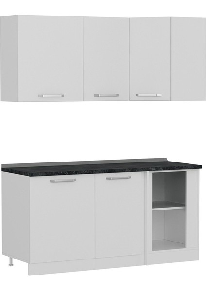 165CM Köşe Mutfak Dolabı - Beyaz K165-B1 modelleri