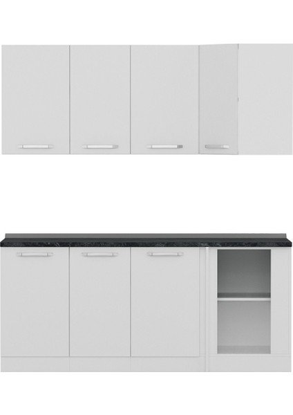 190CM Köşe Mutfak Dolabı - Beyaz K190-B1