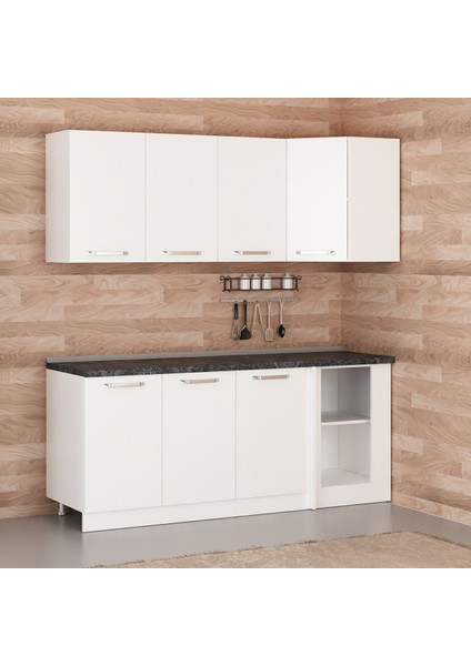 195CM Köşe Mutfak Dolabı - Beyaz K195-B1 fiyatları