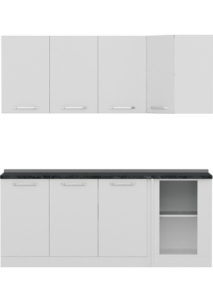 195CM Köşe Mutfak Dolabı - Beyaz K195-B1 fırsatları