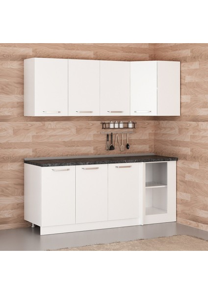 195CM Köşe Mutfak Dolabı - Beyaz K195-B2 fiyatları