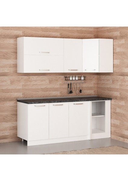 195CM Köşe Mutfak Dolabı - Beyaz K195-B3 fiyatları