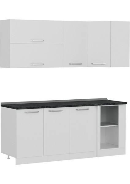 195CM Köşe Mutfak Dolabı - Beyaz K195-B3 modelleri