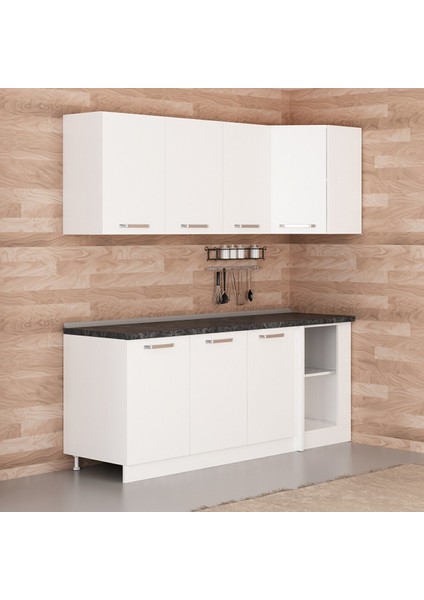 205CM Köşe Mutfak Dolabı - Beyaz K205-B1