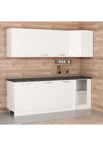 225CM Köşe Mutfak Dolabı - Beyaz K225-B1 fiyatları
