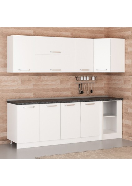 240CM Köşe Mutfak Dolabı - Beyaz K240-B2 fiyatları