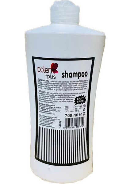 Keratin Tuzsuz Şampuan 700 ml