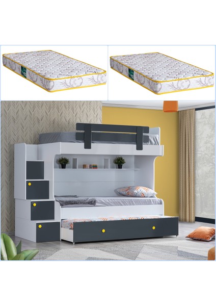 Metris Yavrulu Ranza + 2 Adet Comfort Yatak