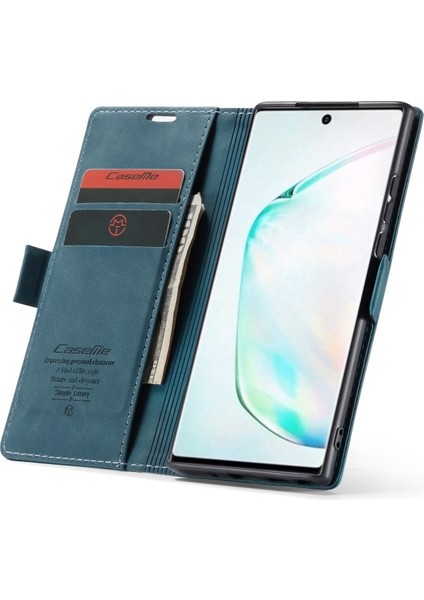 Caseme 013 Serisi Deri Galaxy A81 Için Kılıf / Note 10 Lite - Yeşil (Yurt Dışından)