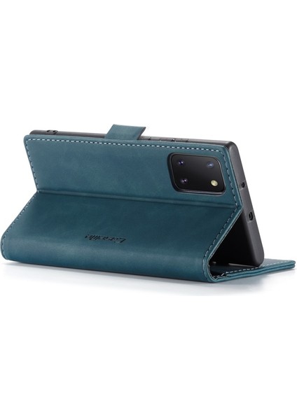 Caseme 013 Serisi Deri Galaxy A81 Için Kılıf / Note 10 Lite - Yeşil (Yurt Dışından)
