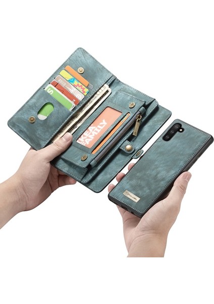 Caseme Çok Fonksiyonlu 2-In-1 Cüzdan Tpu + Deri Telefon Muhafazası Galaxy Note 10 / Note 10 5g - Yeşil (Yurt Dışından) indirimleri