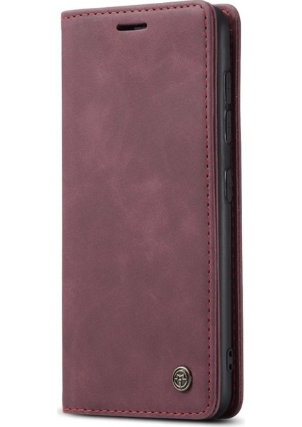 Caseme 013 Serisi Deri Cüzdan Kılıf Galaxy A42 5g - Kırmızı (Yurt Dışından) fiyatları