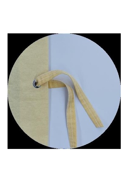 Enxboy Seçenekli Kuşgözlü Balkon Perdesi Brandası Krem modelleri