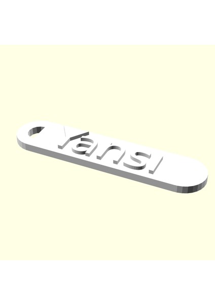 Yansı Kişiye Özel Zincirsiz Bavul Çanta Eşya Tag Künye Sevgiliye Eşe Hediyelik Askı Organik Plastikten