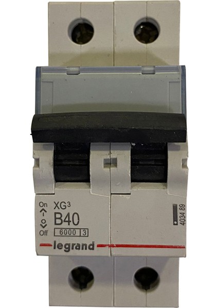 403489 Xg3 Serisi 6ka 40A 2 Kutuplu B Tipi Otomatik Sigorta