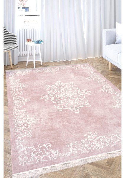 Angel Home Kaymaz Taban Halı. Makinede Yıkanabilir Halı.kadife Halı.antibakteriyel Halı