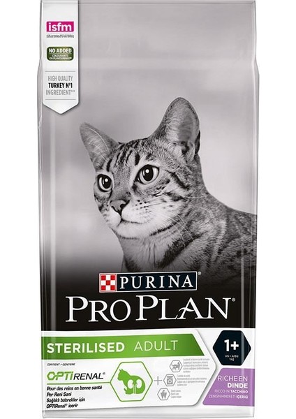 Pro Plan Sterilised Hindili Kuru Kedi Maması 3 kg