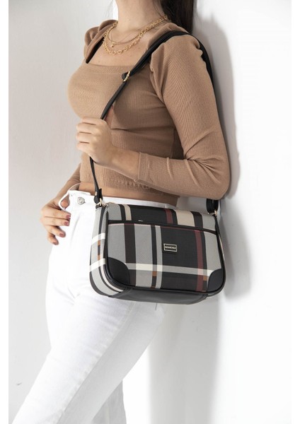 Silver Polo Kadın Çapraz Çanta Siyah - Siyah NV1060