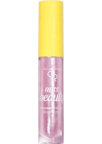 Miss Beauty Diamond Shine 3d Lipgloss No: 01 Pink Trip - Işıltılı Dudak Parlatıcısı