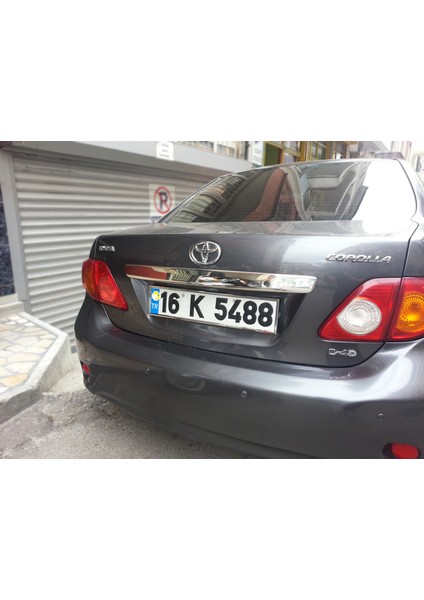 Toyota Corolla Krom Bagaj Çıtası 2007-2010 Paslanmaz Çelik