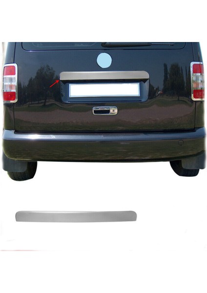 Vw Caddy Krom Bagaj Çıtası 2004-2010 -Tek Kapı- Paslanmaz Çelik