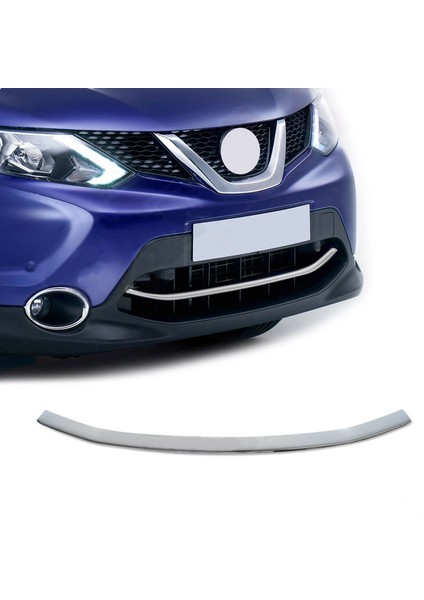 Nissan Qashqai Krom Ön Tampon Çıtası 2014-2017 Arası Paslanmaz Çelik