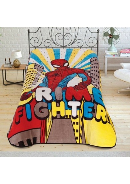 Lisanslı Spiderman Crime Battaniye