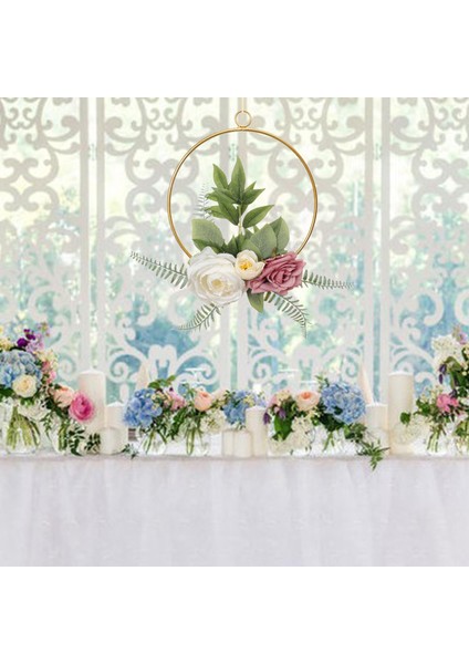 Ferforje Yapay Çiçek Dıy El Sanatları Düğün Bebek Duş Süsleri Için 28X25 cm (Yurt Dışından) fırsatları